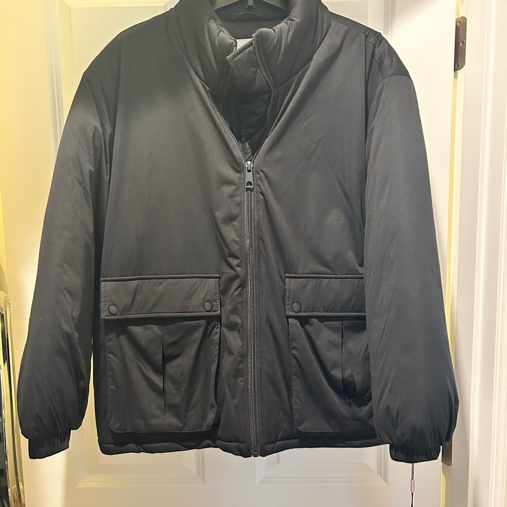 Avec Les Filles Women's Black Puffer Jacket